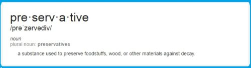 preservative