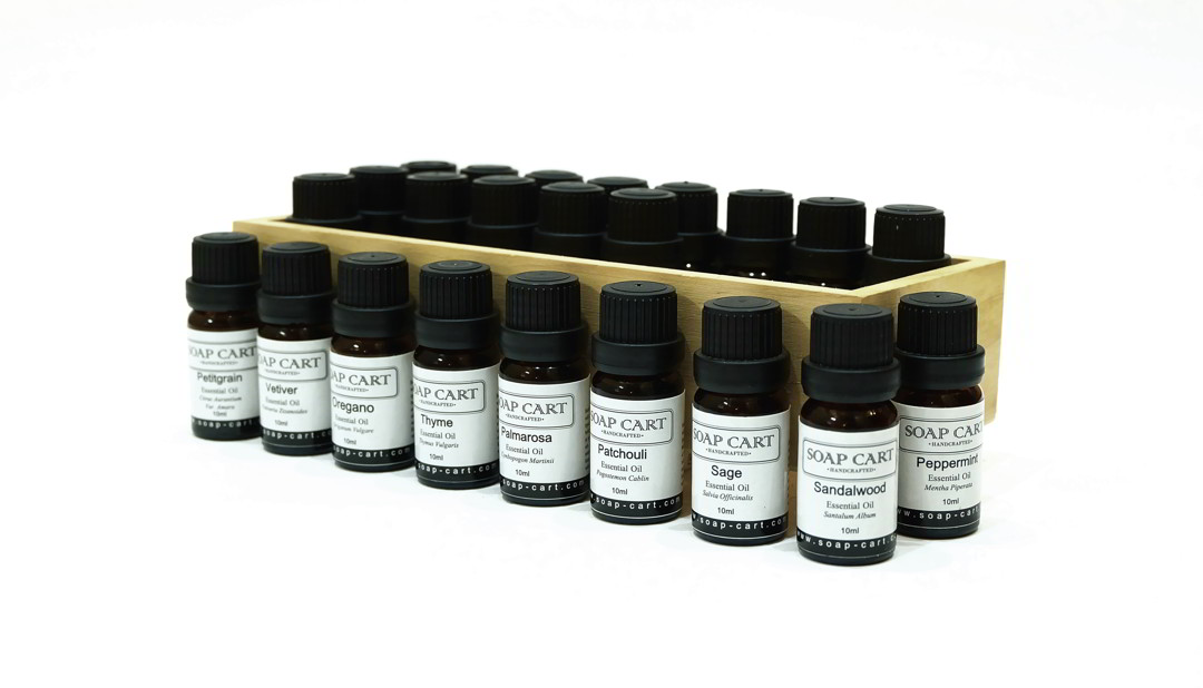 2018 Soap Cart Essential Oil Labels Box