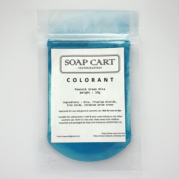 Peacock Green Mica Colorant