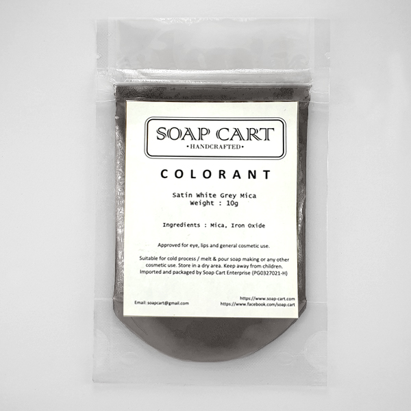 Satin White Grey Mica Colorant